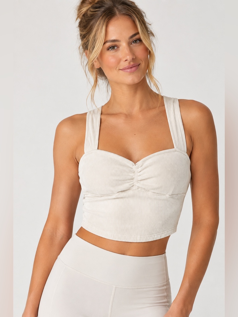 Free People Movement Ruched Crop Tank